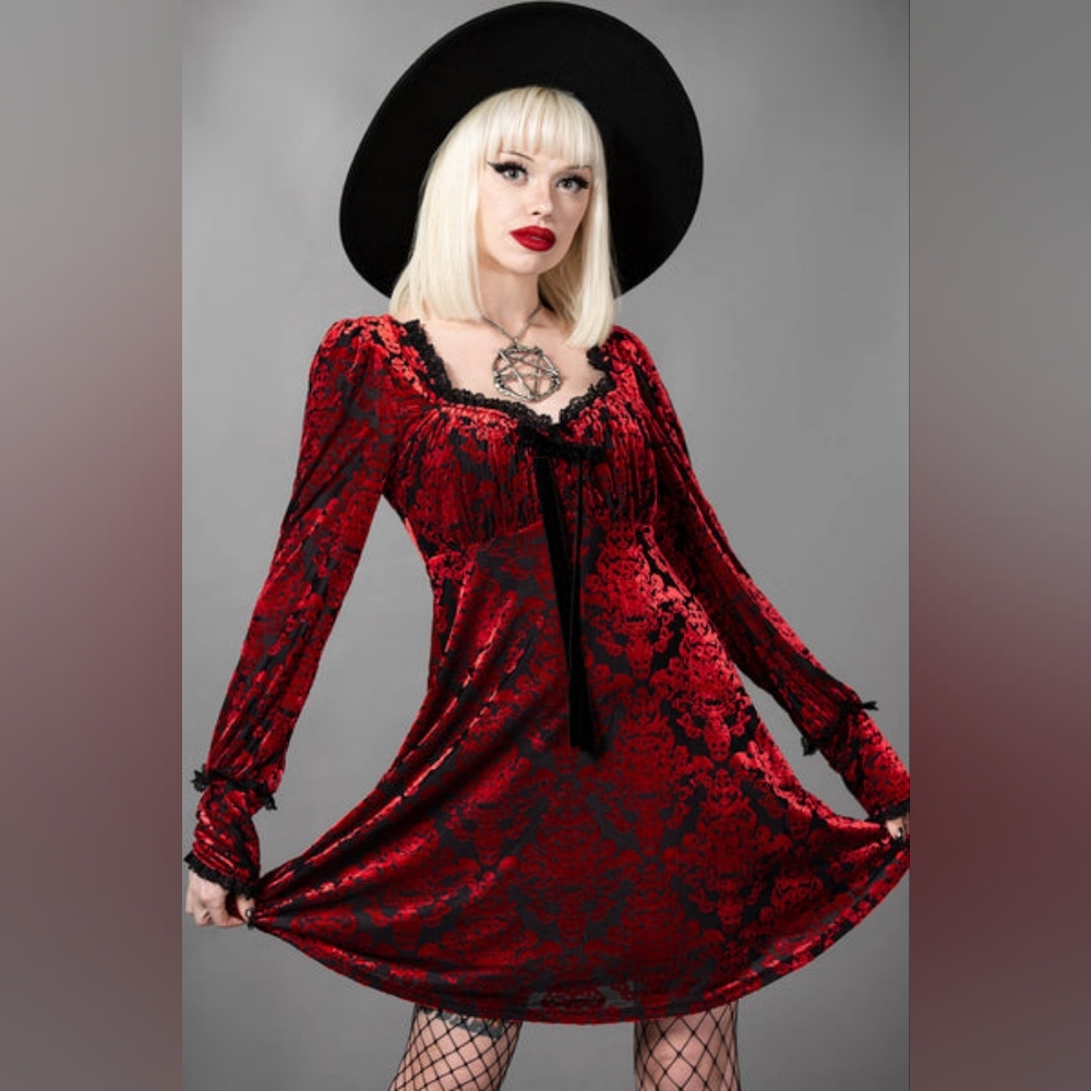 Killstar Stiri Long Sleeve Dress